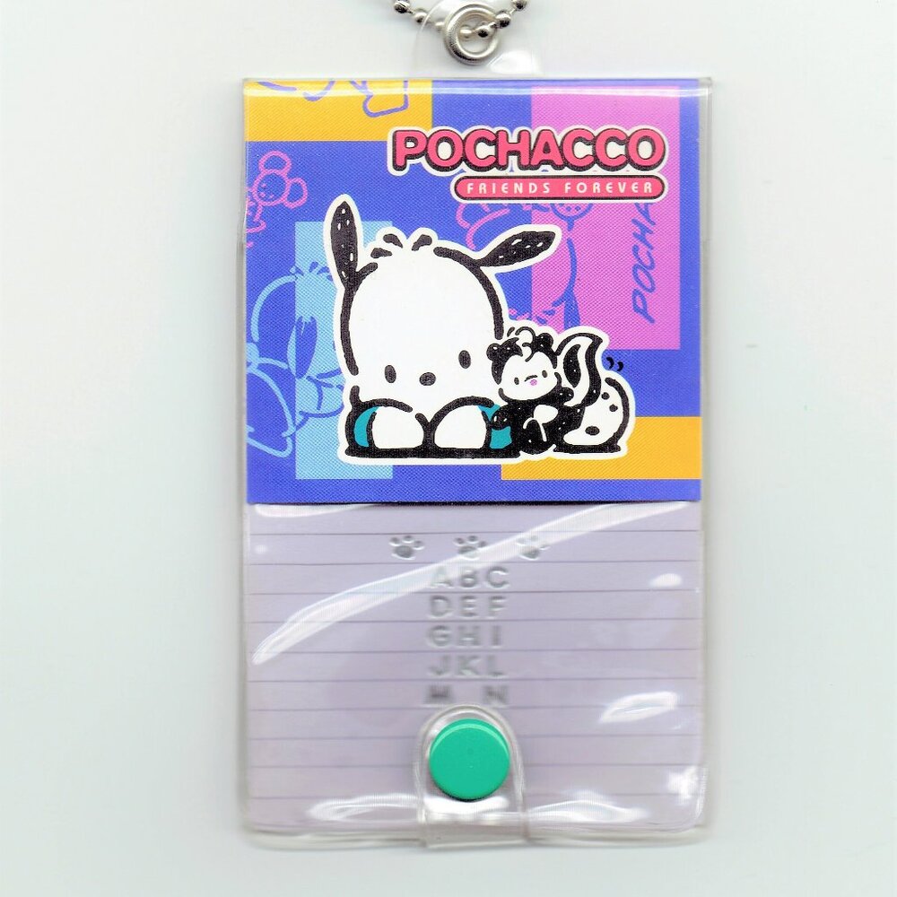 NEW! Vintage 1998 Sanrio POCHACCO Friends Forever Mini Address Book